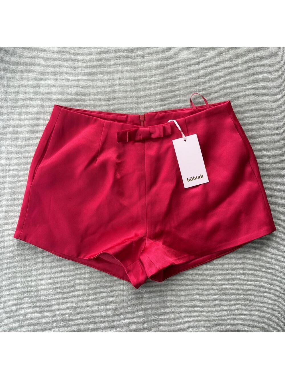 Bubish Women's Red and Pink Shorts